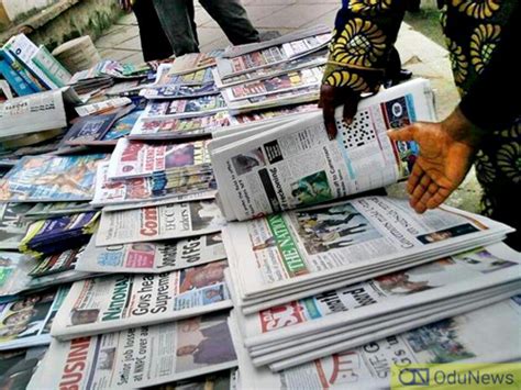 nigerian newspapers news headlines today